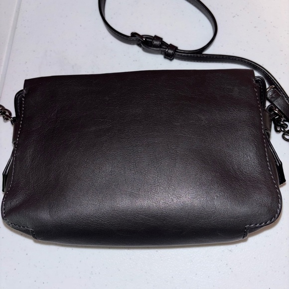 Simply Vera Vera Wang Black and Gray Floral Crossbody Bag - Picture 6 of 14